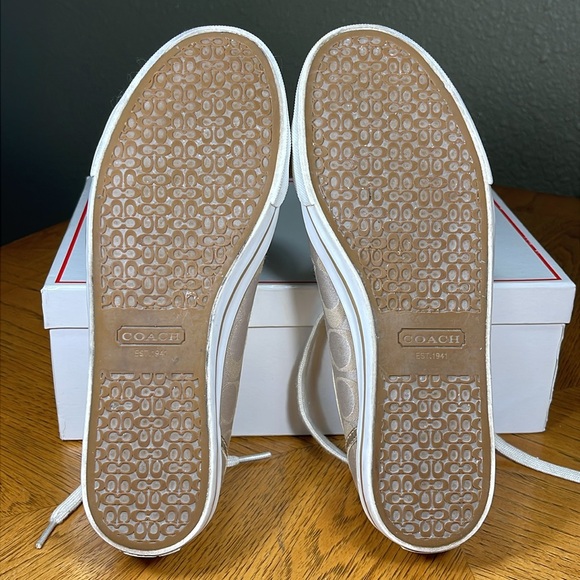 HTF COACH DEE POPPY DAISY C APPLIQUE SIGNATURE SNEAKERS - Picture 14 of 16